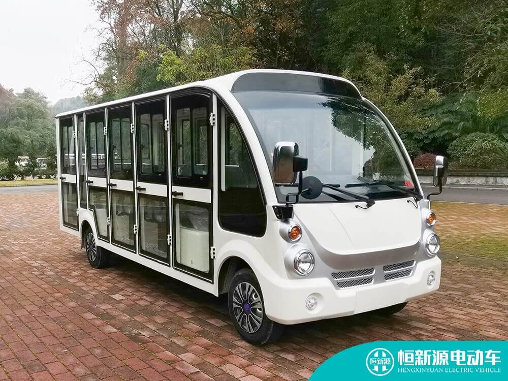 重慶14座超越封閉電動(dòng)觀光車HXY-GD14圖片