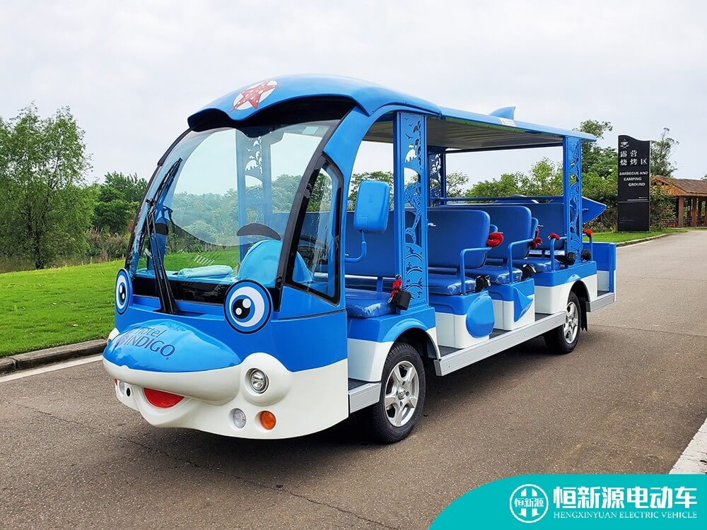 重慶14座電動(dòng)觀光車HXY-14F-5圖片