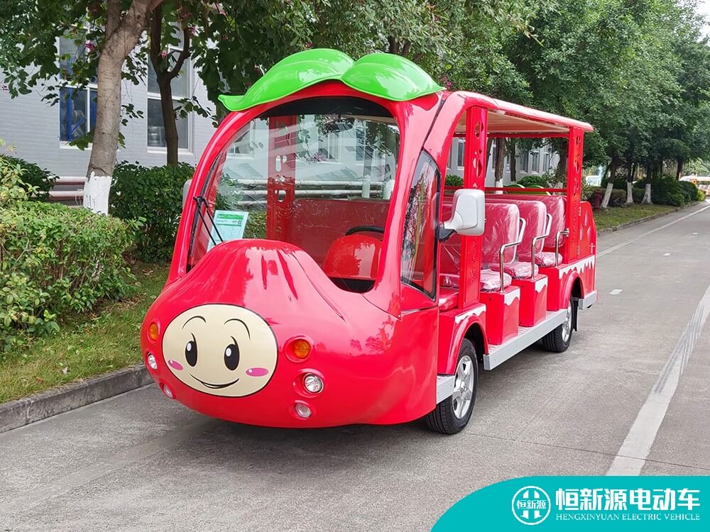 重慶14座蓮霧款電動(dòng)觀光車HXY-14F圖片